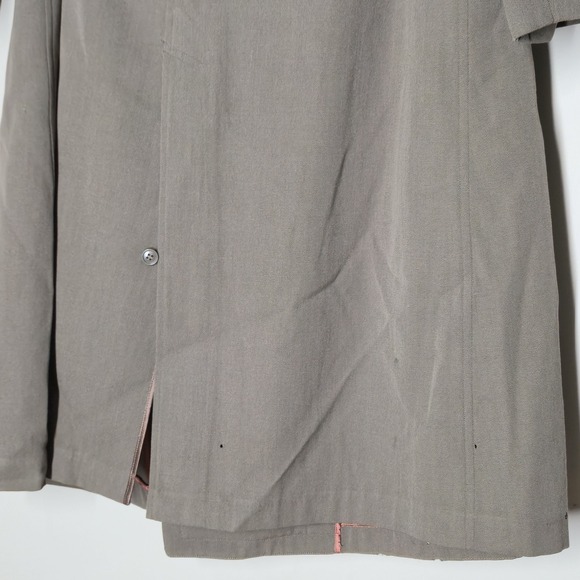 Vintage 50's REGULATION ARMY OVERCOAT WOOL Genuine US Military Taupe Size 40R - Picture 7 of 12